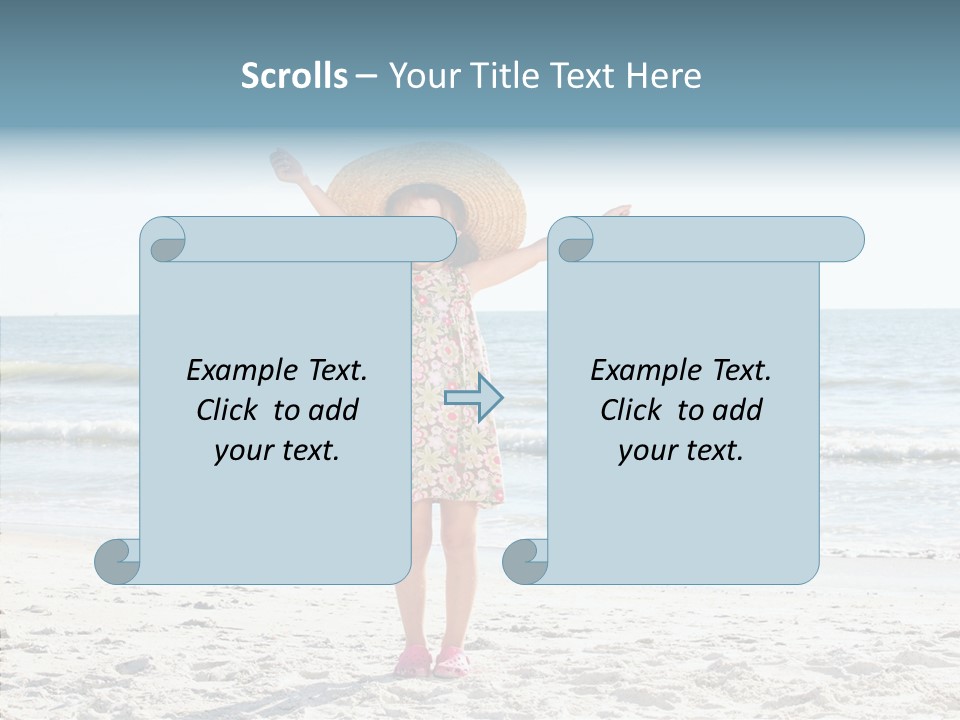 Vacation Little Sky PowerPoint Template