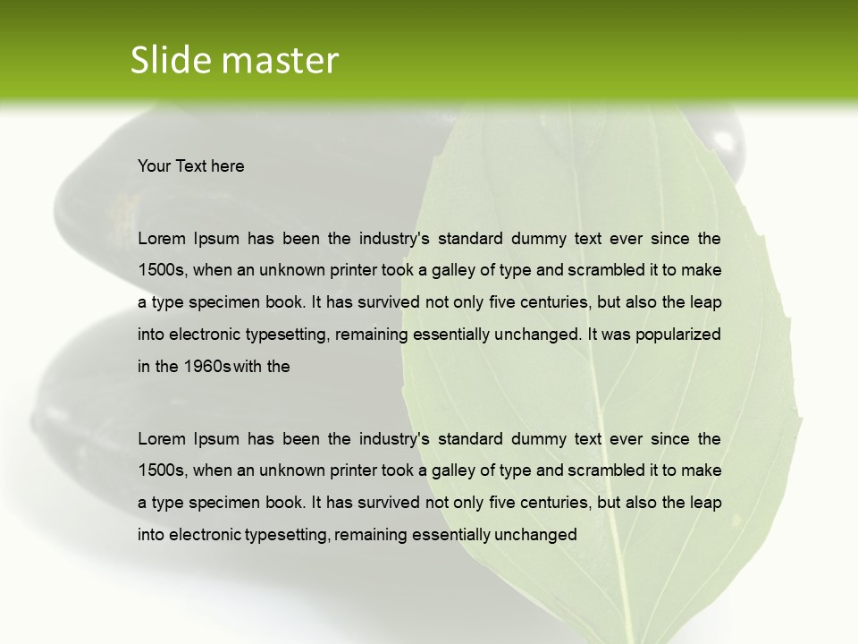 Stone Bamboo Back PowerPoint Template