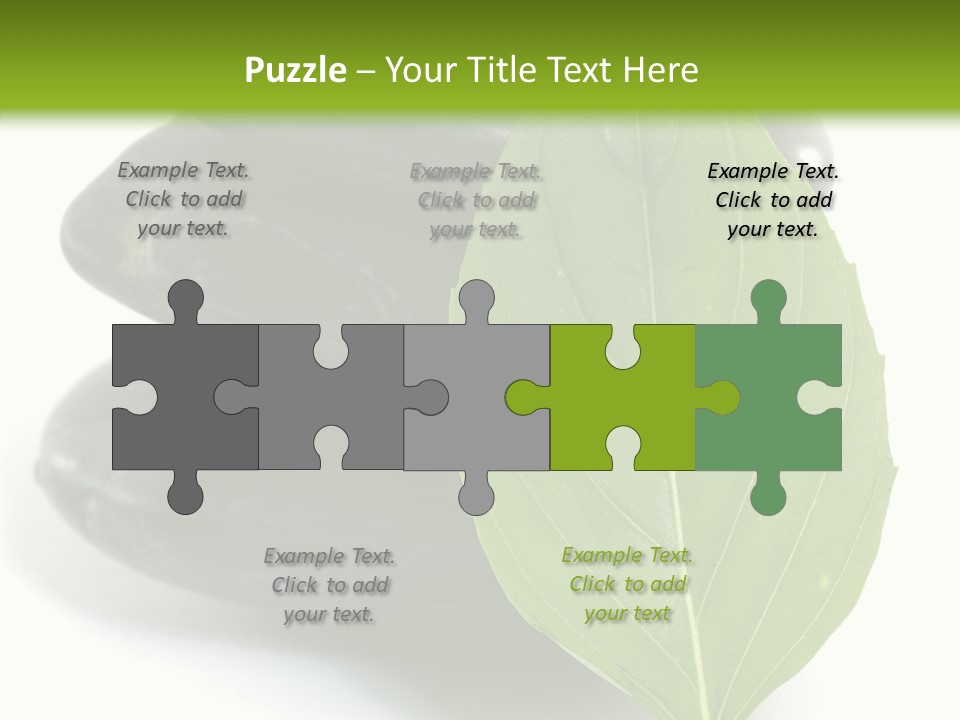 Stone Bamboo Back PowerPoint Template