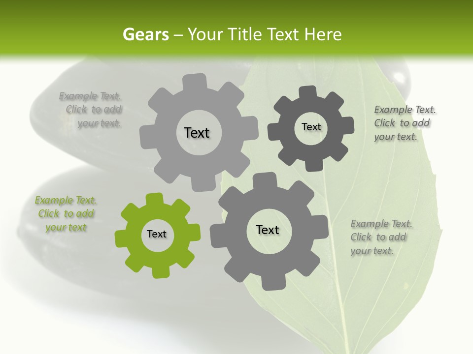 Stone Bamboo Back PowerPoint Template