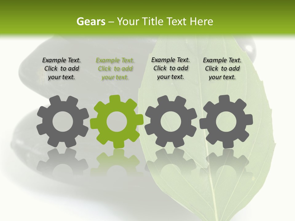 Stone Bamboo Back PowerPoint Template