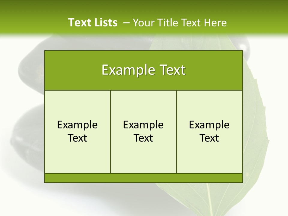 Stone Bamboo Back PowerPoint Template