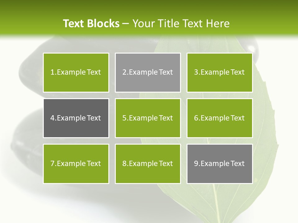 Stone Bamboo Back PowerPoint Template