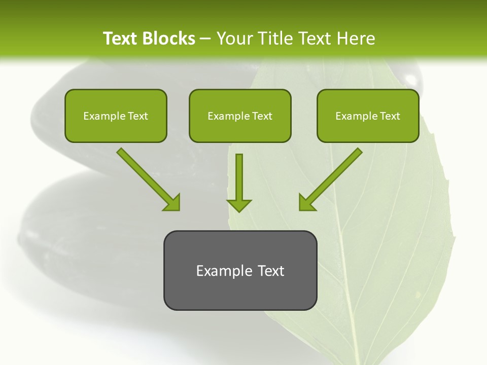 Stone Bamboo Back PowerPoint Template