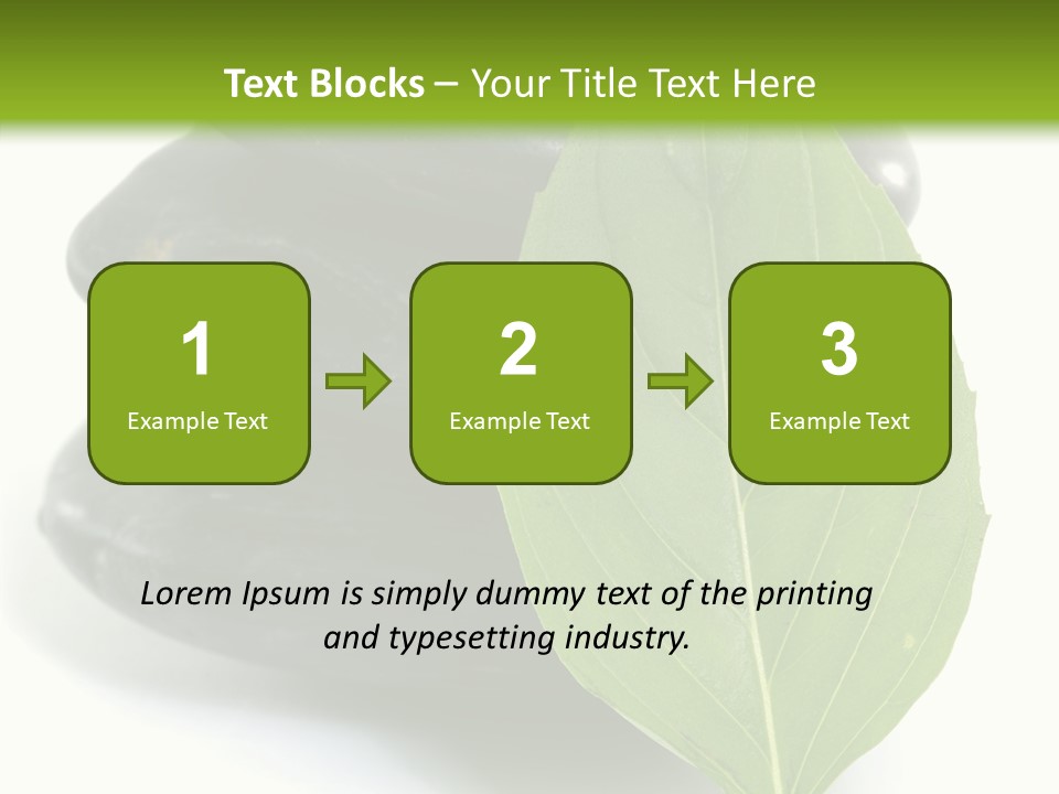 Stone Bamboo Back PowerPoint Template