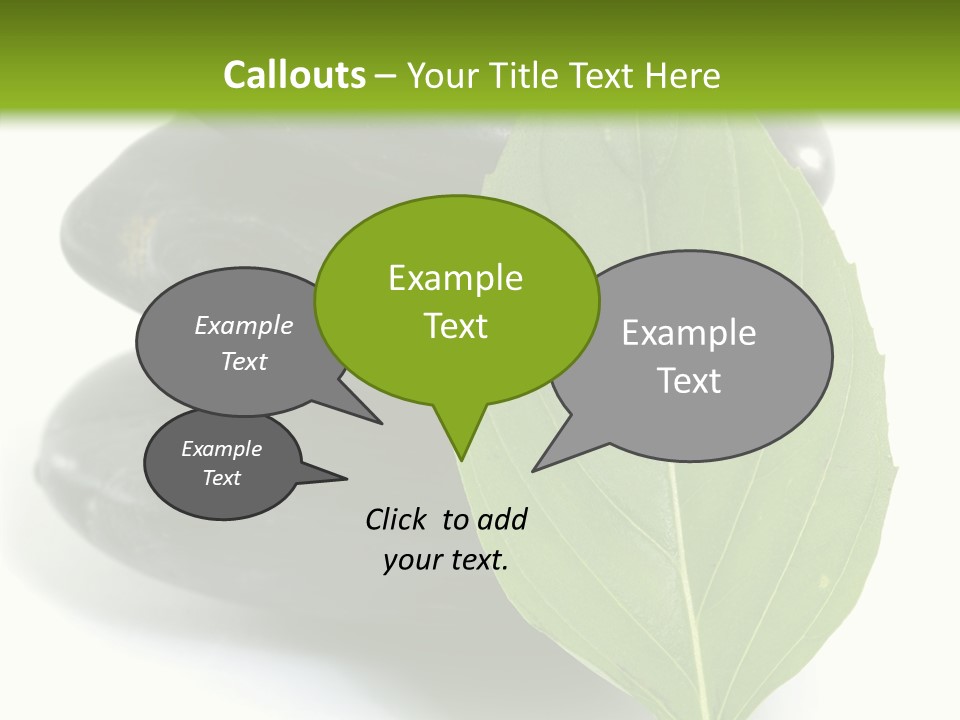 Stone Bamboo Back PowerPoint Template