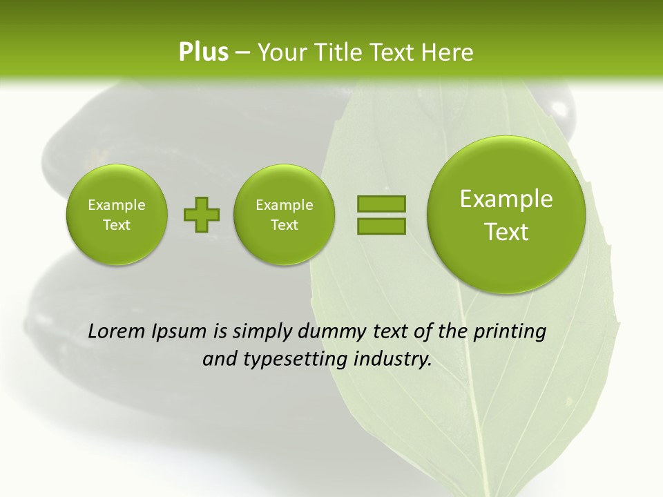 Stone Bamboo Back PowerPoint Template