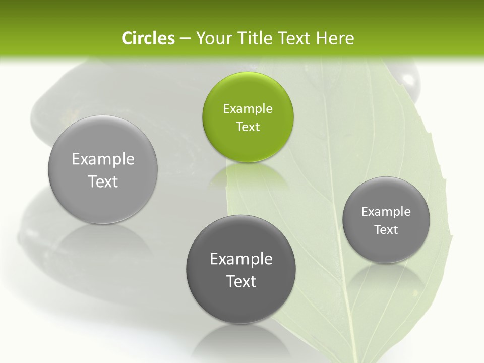 Stone Bamboo Back PowerPoint Template