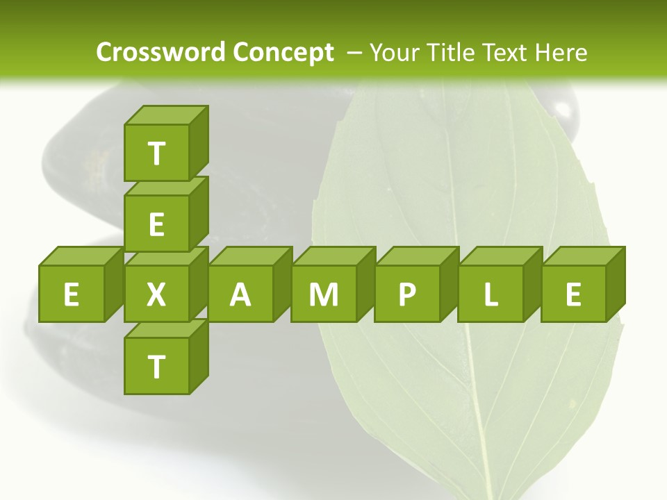 Stone Bamboo Back PowerPoint Template