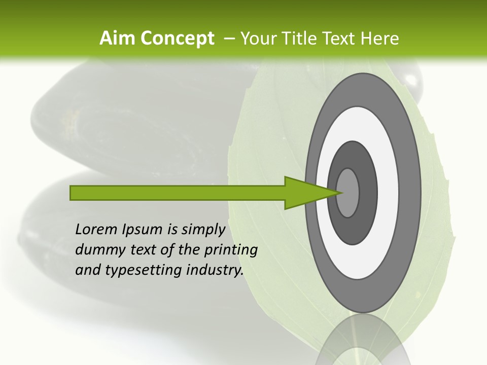 Stone Bamboo Back PowerPoint Template