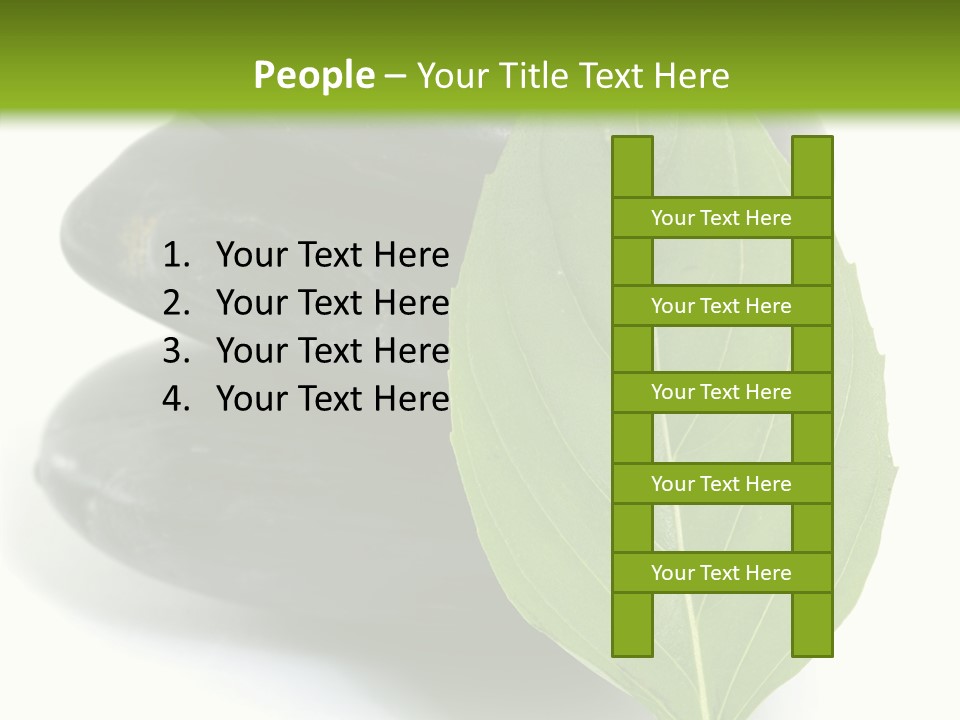 Stone Bamboo Back PowerPoint Template