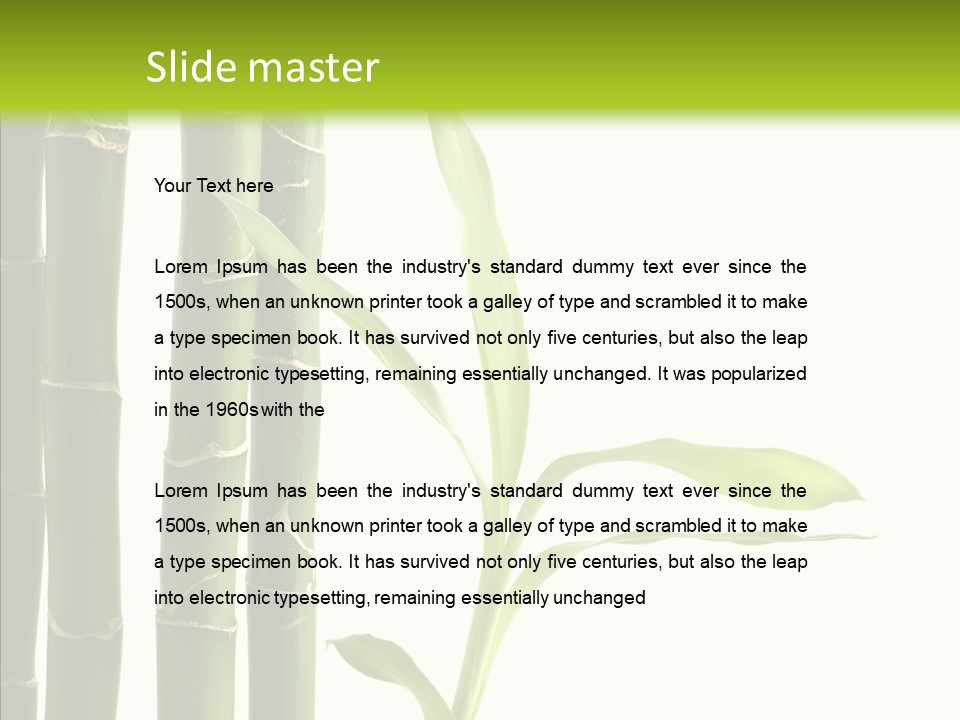 Decoration Life Isolate PowerPoint Template