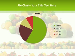 White Taste Ripe PowerPoint Template