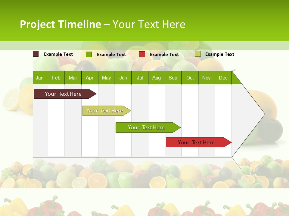 White Taste Ripe PowerPoint Template