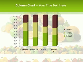 White Taste Ripe PowerPoint Template