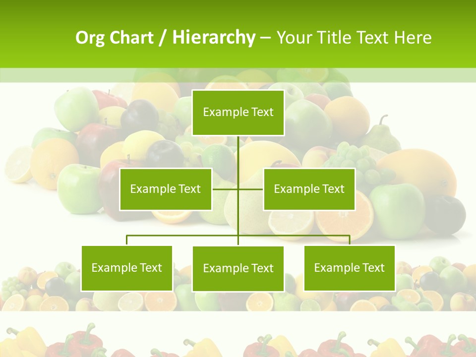 White Taste Ripe PowerPoint Template