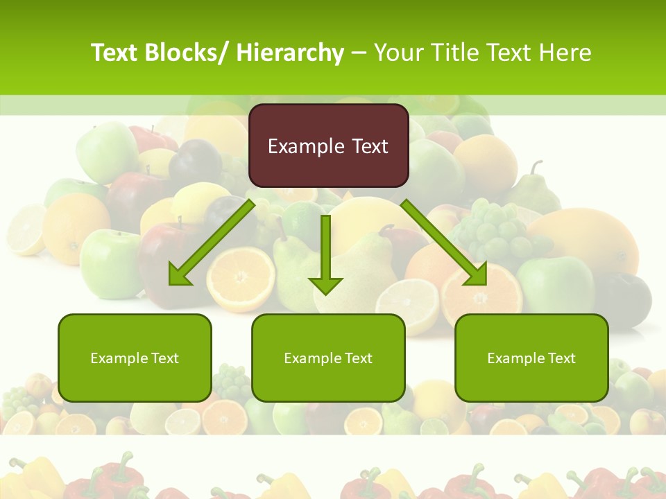 White Taste Ripe PowerPoint Template