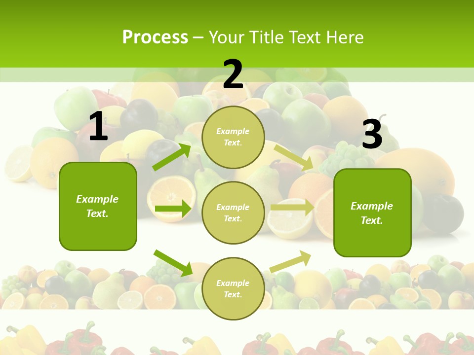 White Taste Ripe PowerPoint Template