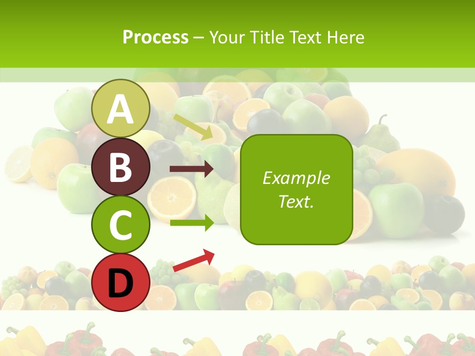 White Taste Ripe PowerPoint Template