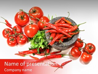 Fresh Organic Cook PowerPoint Template