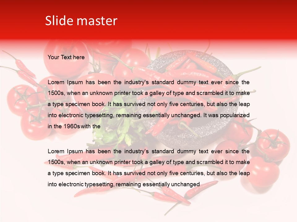 Fresh Organic Cook PowerPoint Template