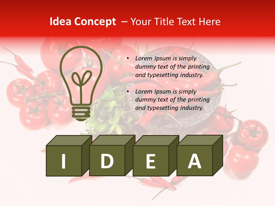 Fresh Organic Cook PowerPoint Template