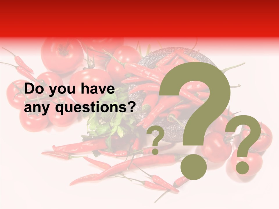 Fresh Organic Cook PowerPoint Template