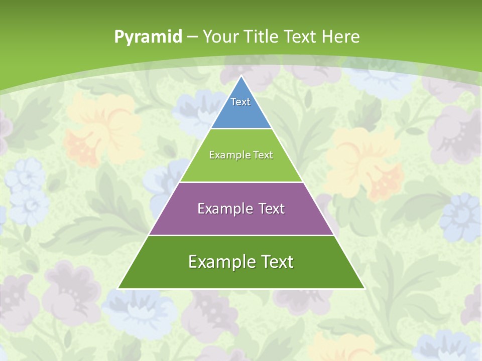 A Green Floral Powerpoint Presentation PowerPoint Template