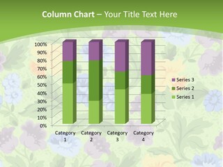 A Green Floral Powerpoint Presentation PowerPoint Template