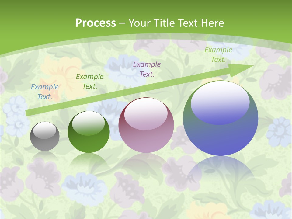 A Green Floral Powerpoint Presentation PowerPoint Template