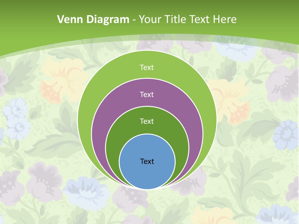 A Green Floral Powerpoint Presentation PowerPoint Template