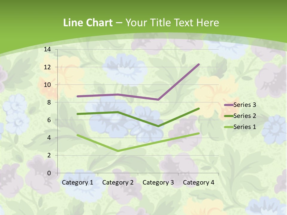 A Green Floral Powerpoint Presentation PowerPoint Template