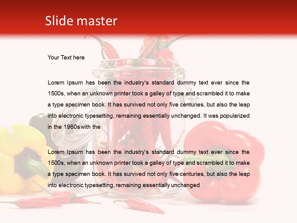 Chili Fiery Salsa PowerPoint Template