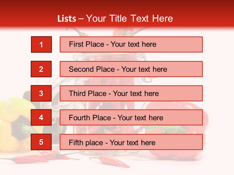 Chili Fiery Salsa PowerPoint Template
