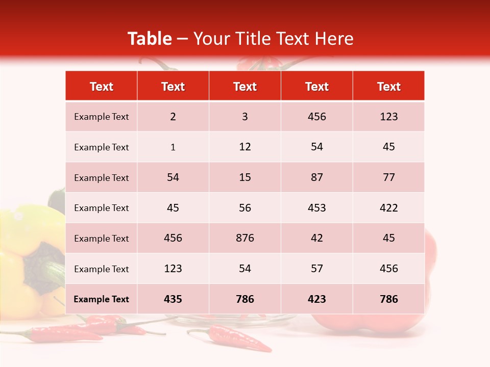 Chili Fiery Salsa PowerPoint Template