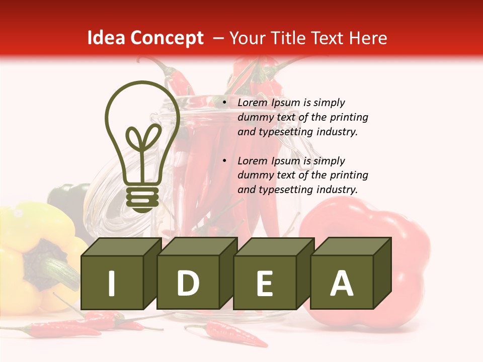 Chili Fiery Salsa PowerPoint Template