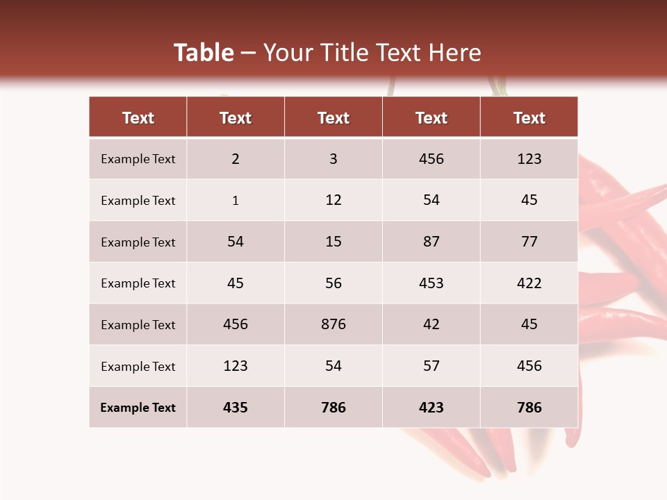 Image Spice Closeup PowerPoint Template