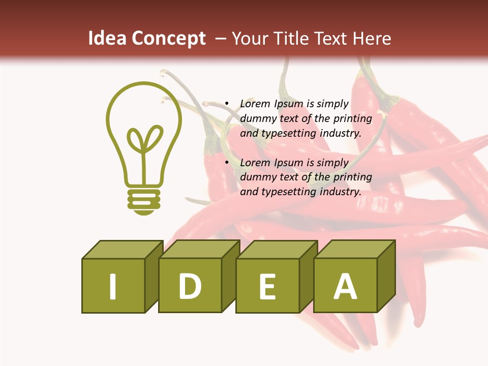 Image Spice Closeup PowerPoint Template