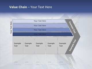 Competiting Skier Sliding PowerPoint Template