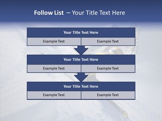Competiting Skier Sliding PowerPoint Template