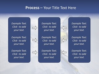 Competiting Skier Sliding PowerPoint Template