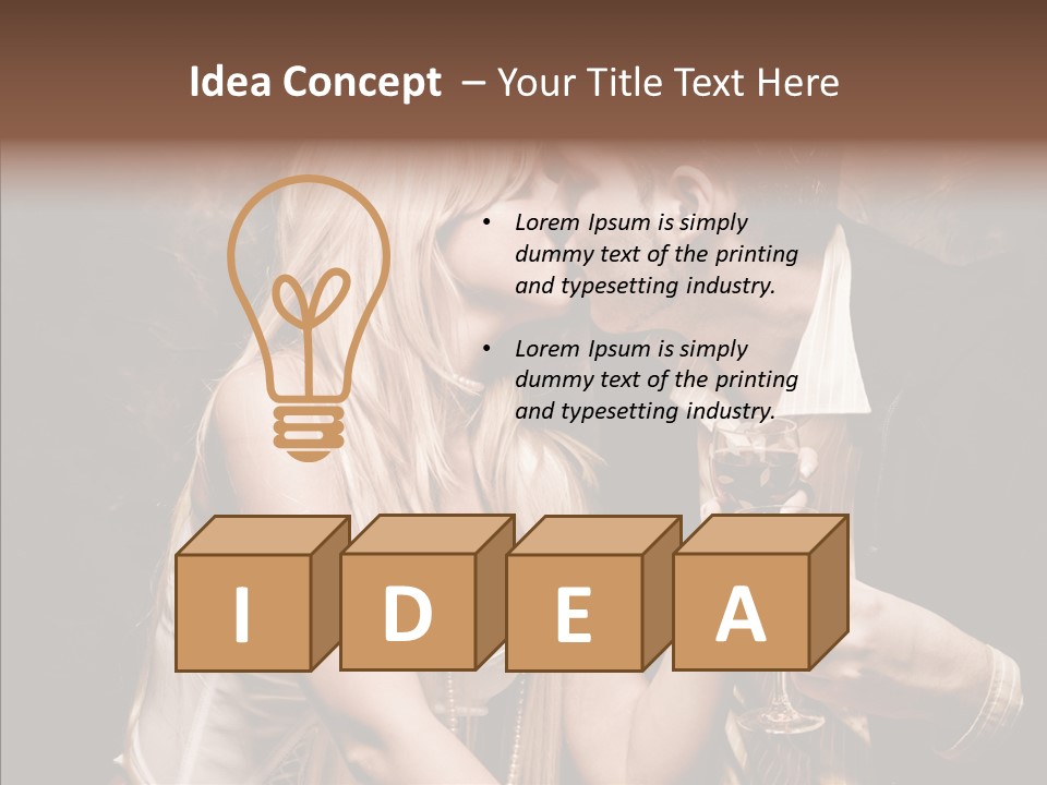 Romance Love Happiness PowerPoint Template