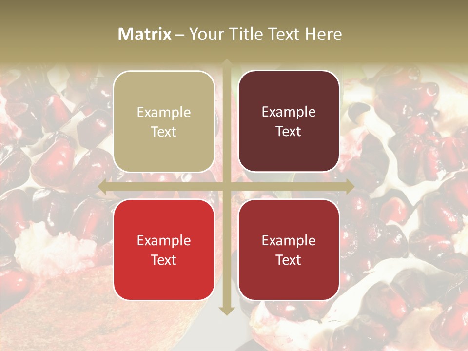 Eat Sweet Juice PowerPoint Template