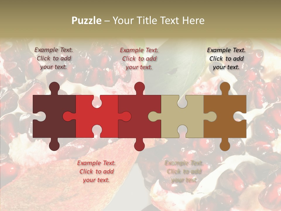 Eat Sweet Juice PowerPoint Template