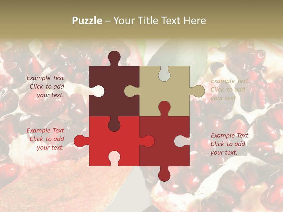 Eat Sweet Juice PowerPoint Template