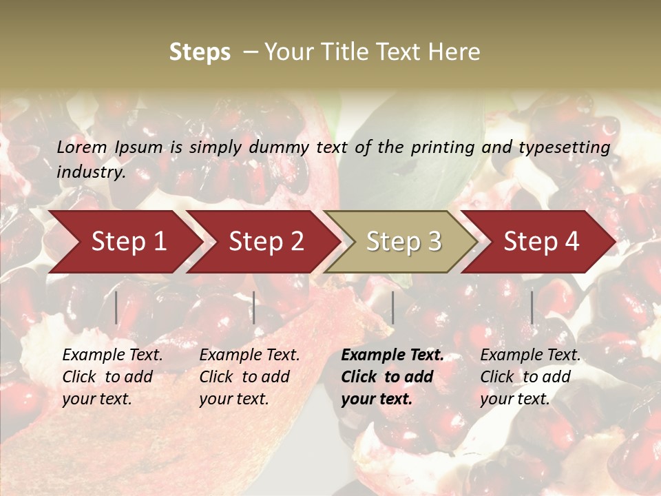 Eat Sweet Juice PowerPoint Template