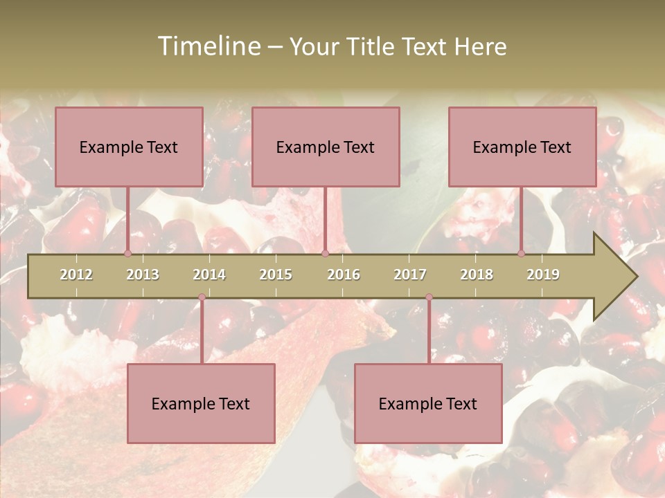 Eat Sweet Juice PowerPoint Template