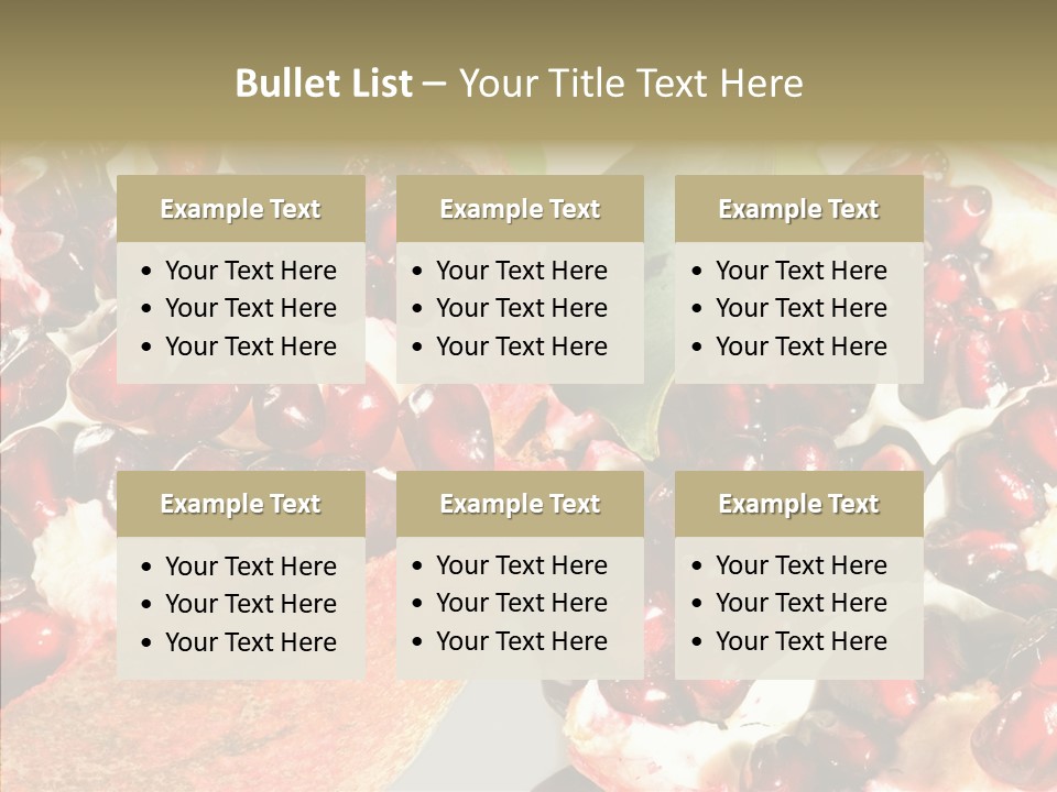 Eat Sweet Juice PowerPoint Template