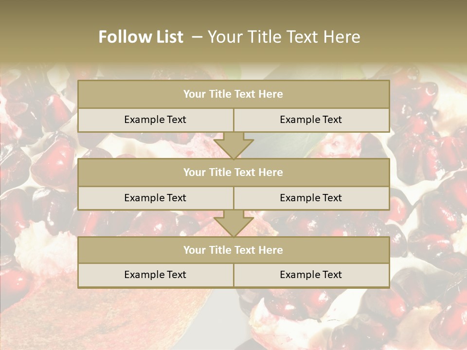 Eat Sweet Juice PowerPoint Template