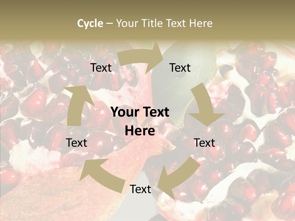 Eat Sweet Juice PowerPoint Template